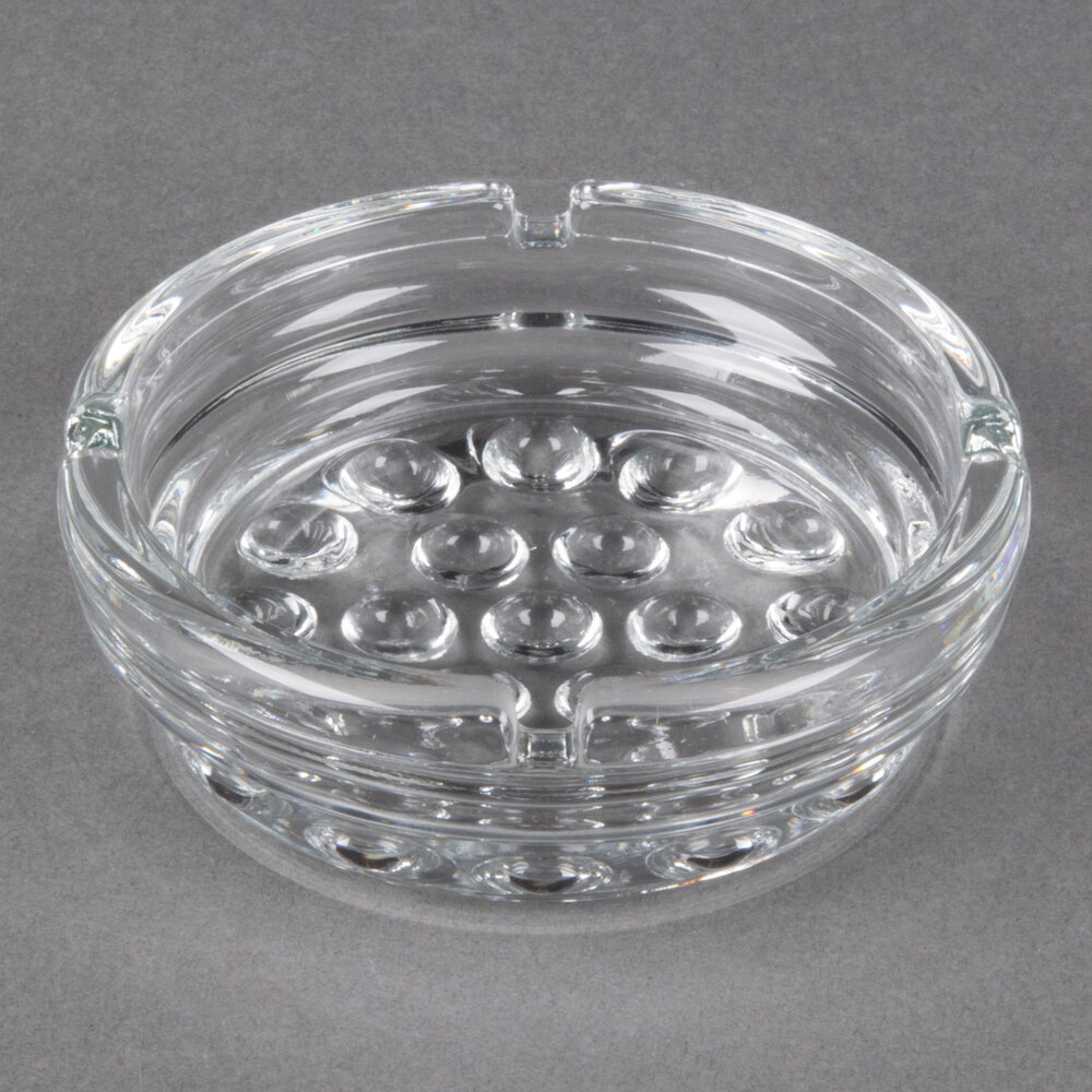 Libbey 5154 4" Nob Hill Glass Ashtray 36/Case