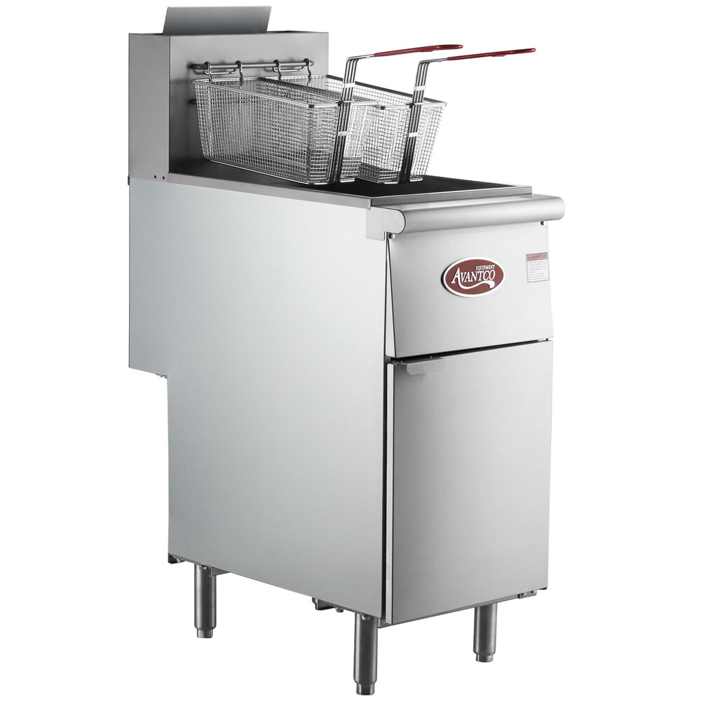TAIMIKO Commercial Deep Fryer Stainless Steel Deep Fat Fryer with Temperature Control for Commercial Restaurant 2000W 6L Max Oil Capacity