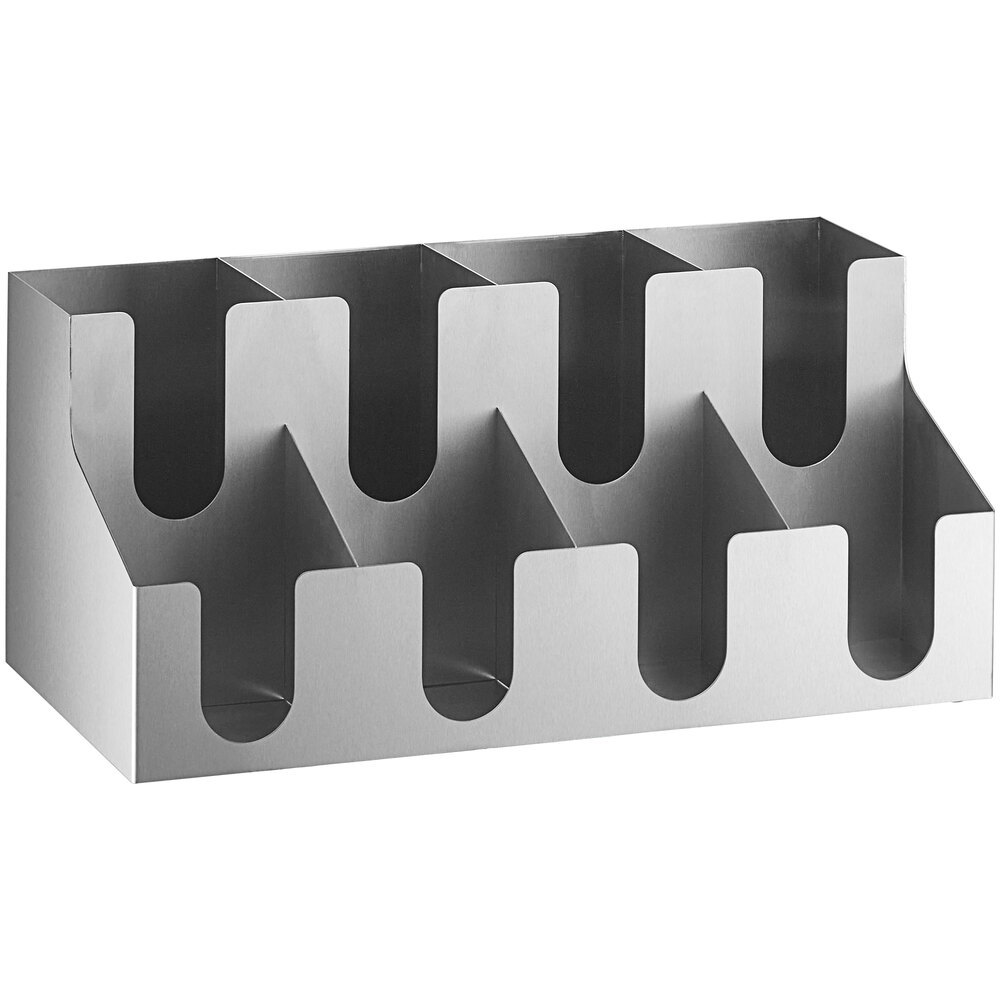 ServSense Stainless Steel 8Section Countertop / WallMount Cup / Lid