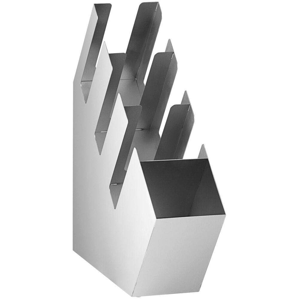 KleanTake by ServSense™ Black Countertop Slim Cup Dispenser Cabinet with  Top Lid / Straw Organizer - 1 Slot