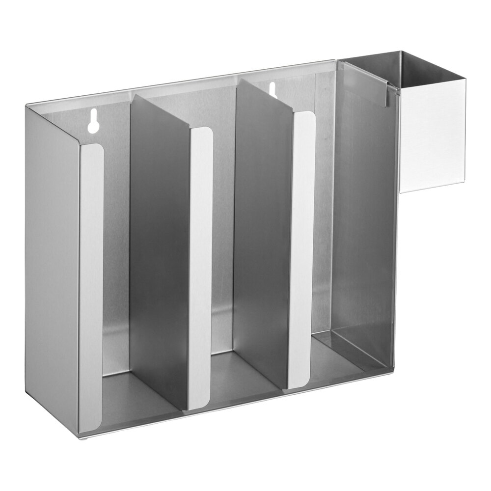 ServSense Extra Tall Adjustable 3-Section Stainless Steel Wall