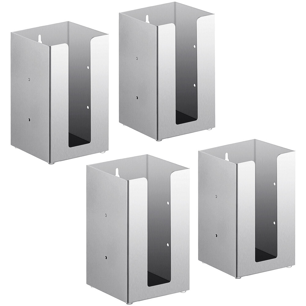 ServSense Stainless Steel 4Section Countertop / WallMount Cup / Lid