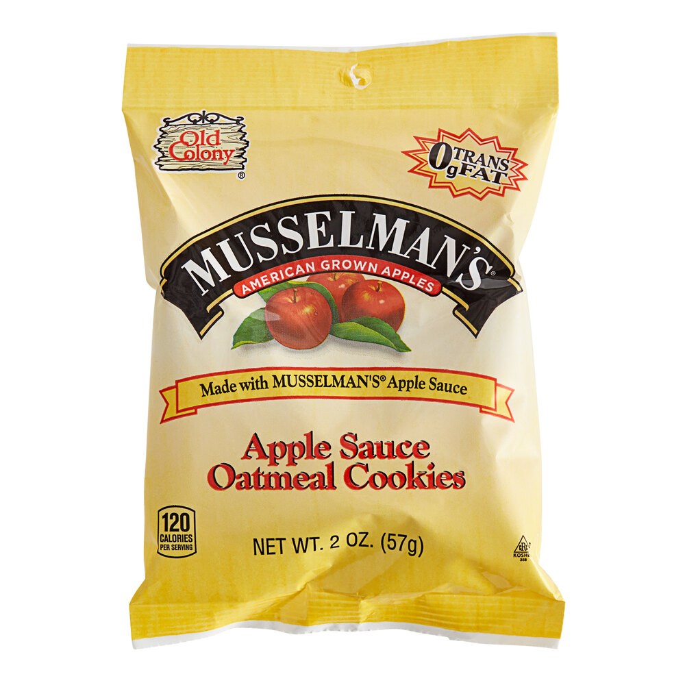 Musselman's Apple Sauce Oatmeal Cookies 2 oz. 36/Case