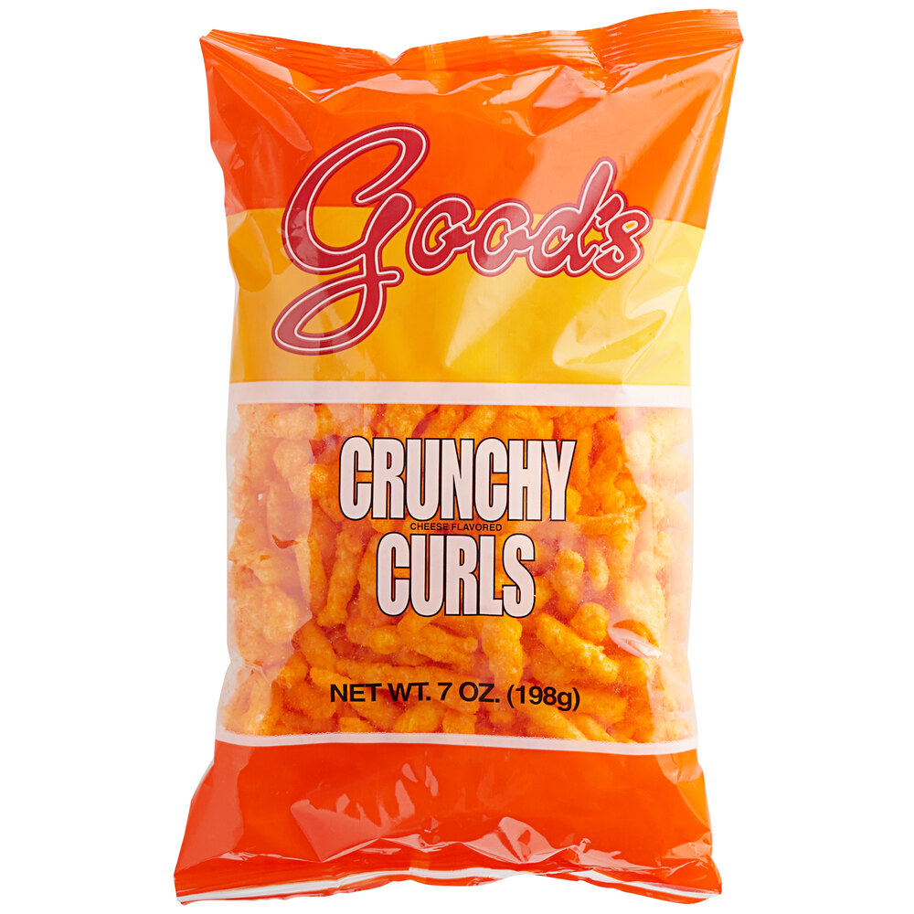 Good s Crunchy Cheese Curls 7 Oz 15 Case