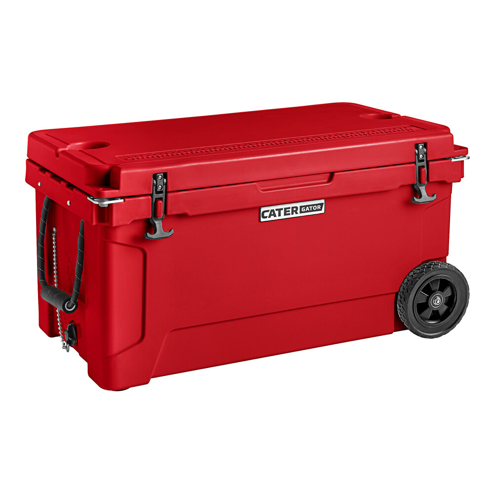 YETI Tundra 65 Cooler RESCUE RED Used In Box- Store Display Nice condition