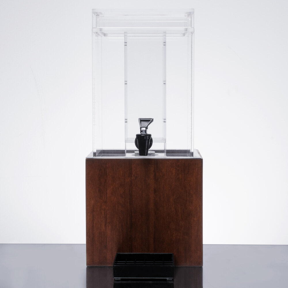 cal-mil-1527-1inf-52-westport-1-5-gallon-dark-wood-infusion-dispenser