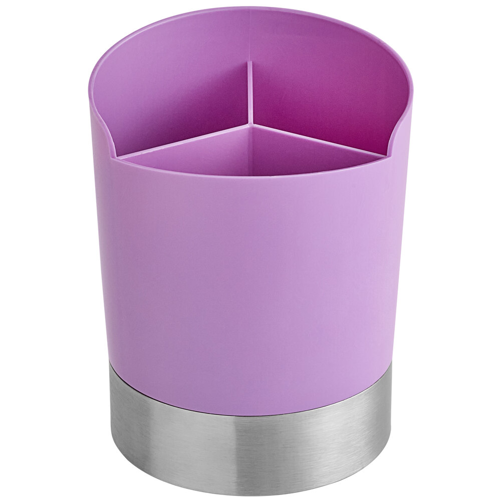 choice-5-1-4-x-6-3-4-purple-cylinder-straw-utensil-holder