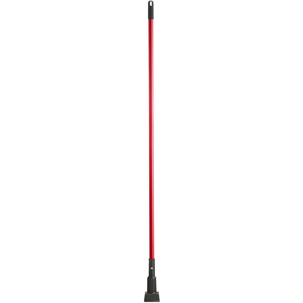 Lavex 60" Red Jaw Style Fiberglass Mop Handle
