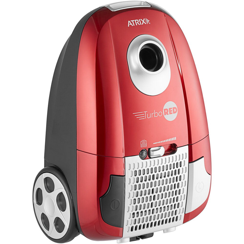Atrix AHC1 Turbo Red 6 Qt. Variable Speed Canister Vacuum with HEPA
