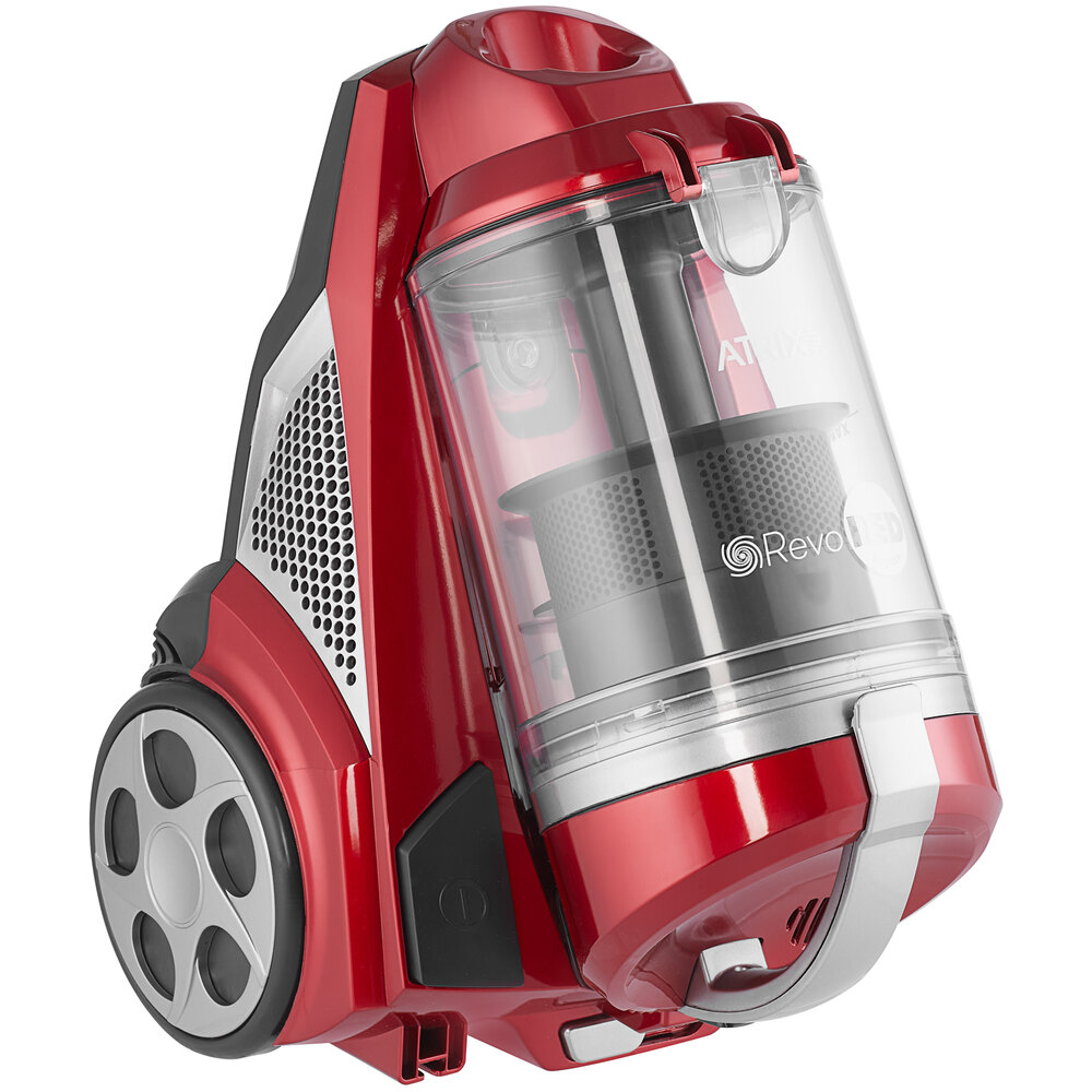 Atrix AHCRR Revo Red 3 Qt. Bagless Canister Vacuum with HEPA