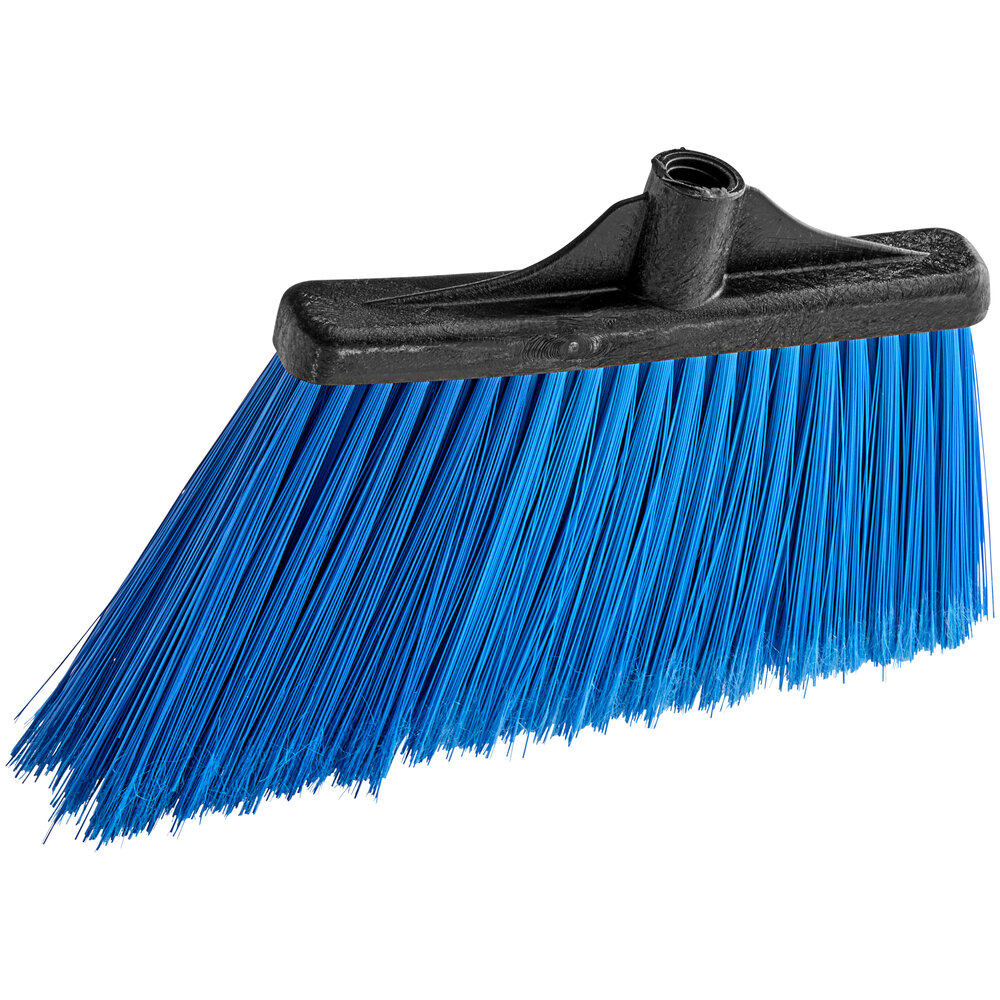 Lavex 13" Blue Flagged Angled Warehouse Broom Head