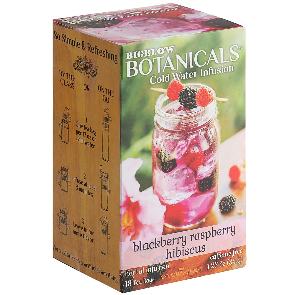 Bigelow Botanicals Blackberry Raspberry Hibiscus Cold Water Infusion