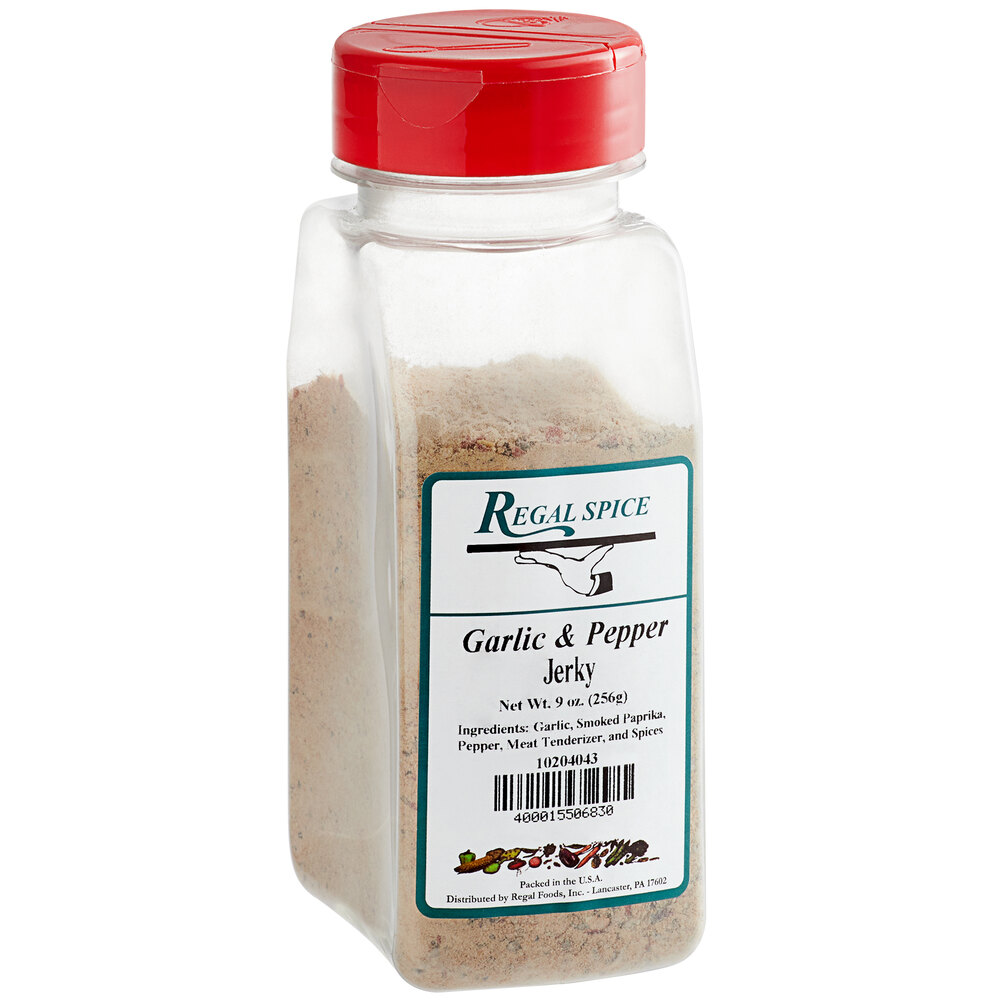 Regal Garlic and Pepper Jerky Seasoning 9 oz.