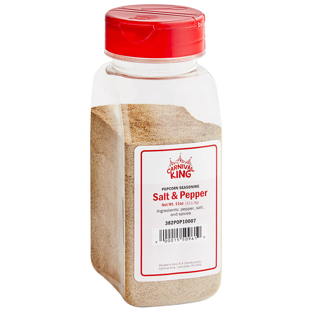 Carnival King Salt and Pepper Popcorn Seasoning 11 oz.