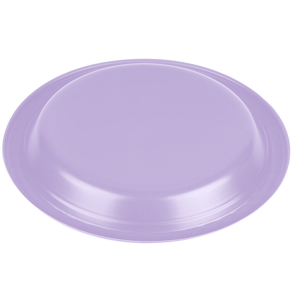 Creative Converting 28193031 10" Luscious Lavender Purple Plastic Plate