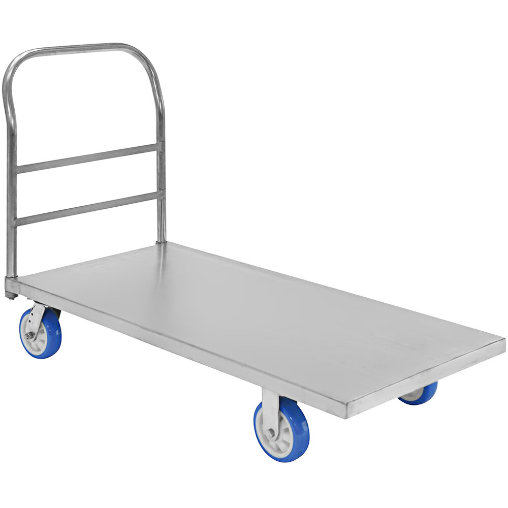 Vestil SSPT2448 24" x 48" Stainless Steel Platform Truck 2000 lb