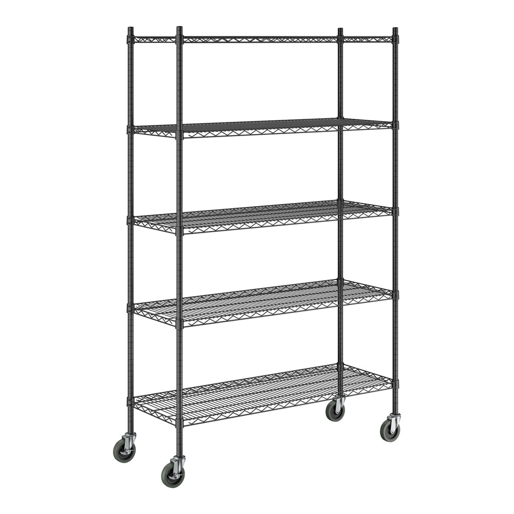 Wire shelves for our garage
