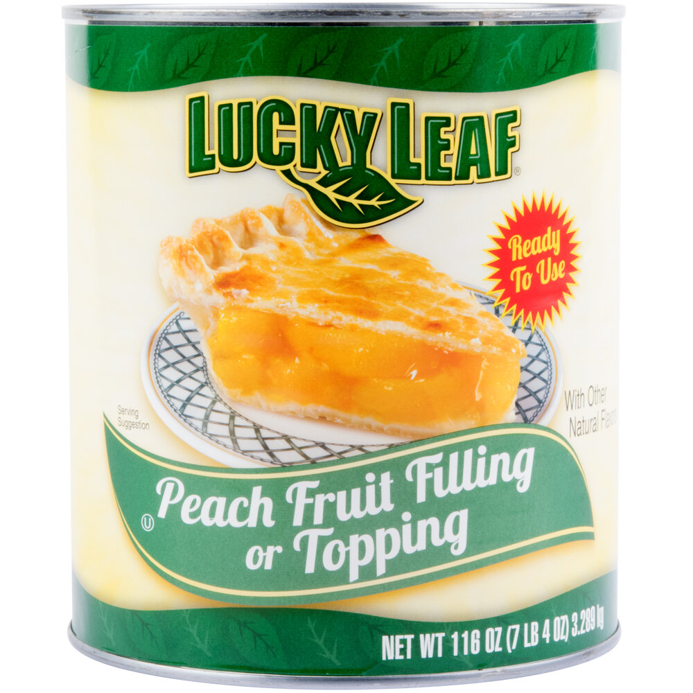 Lucky Leaf Peach Pie Filling 10 Can