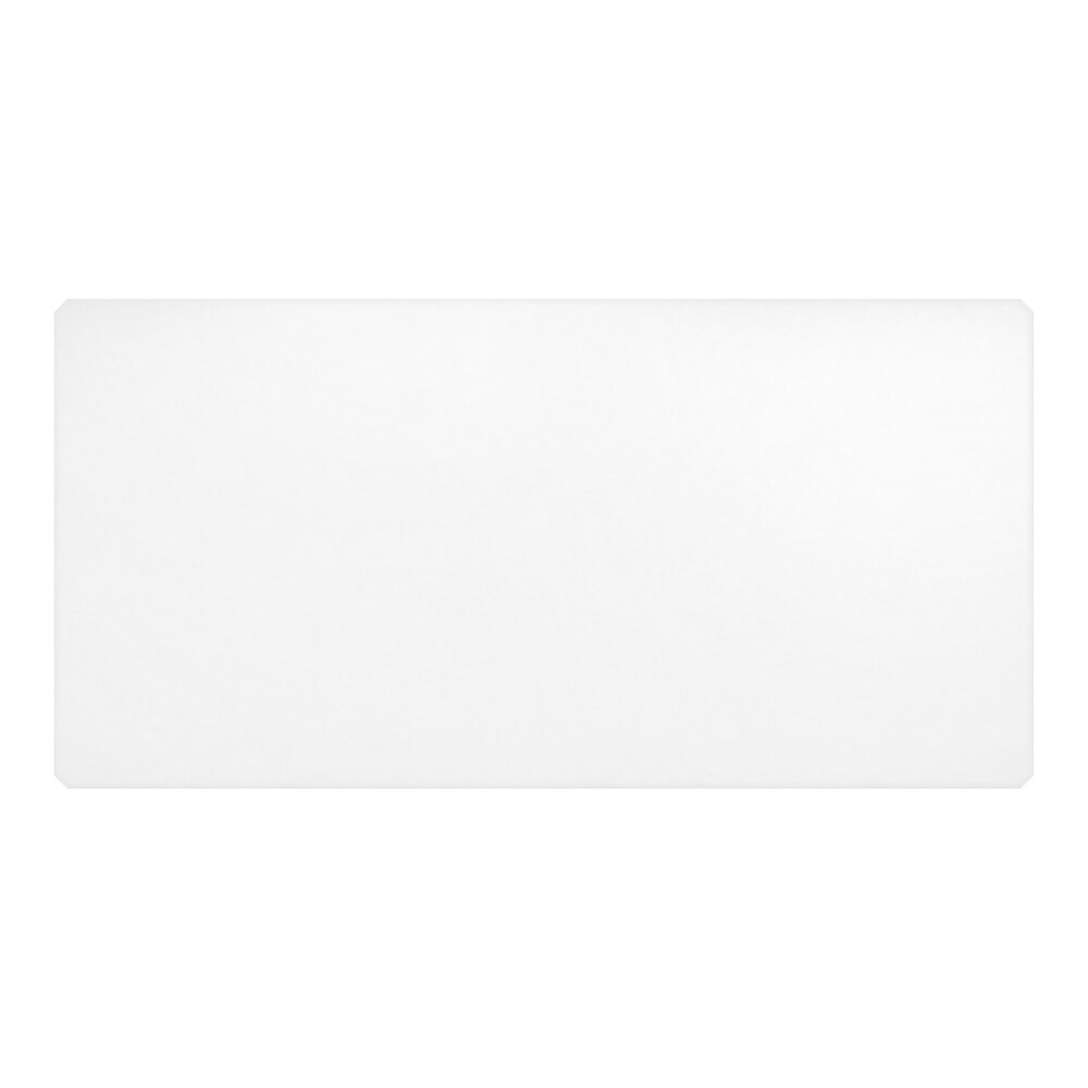 A clear PVC shelf liner measuring 36 inches by 72 inches.