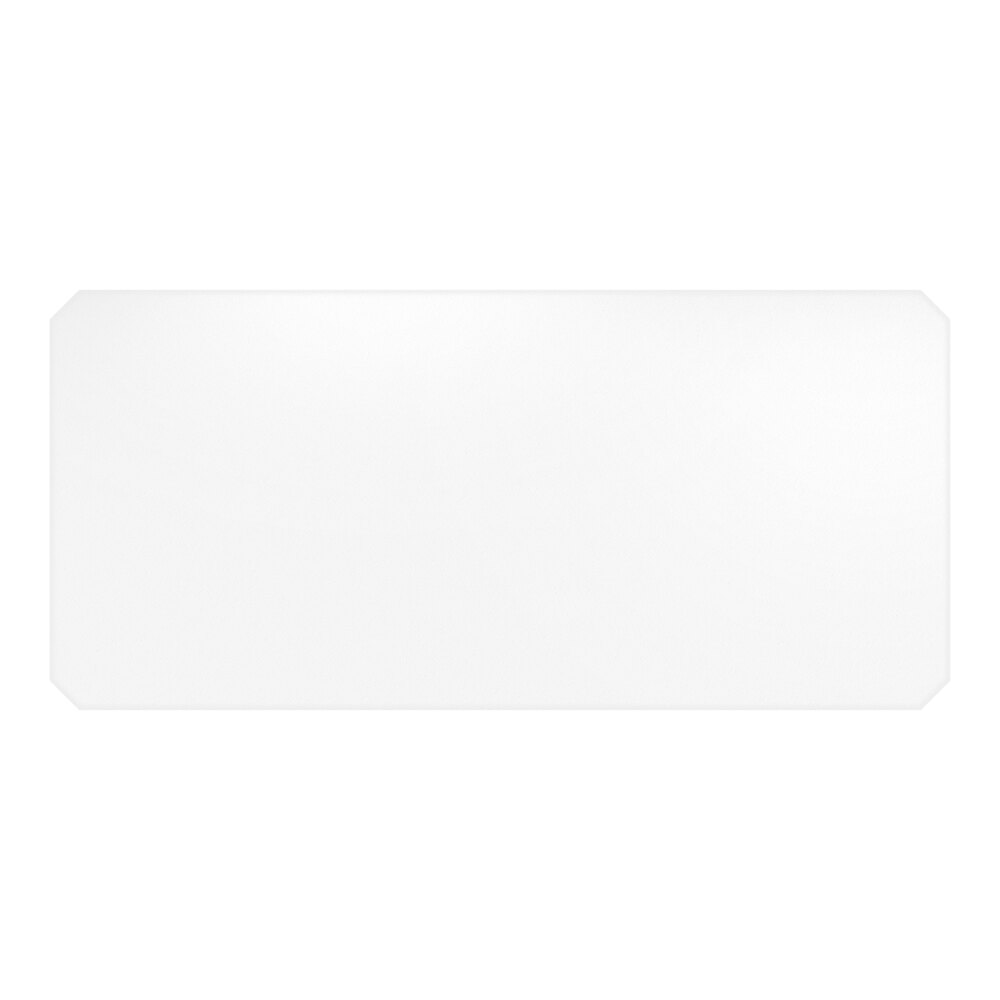 A clear PVC shelf liner measuring 14 inches by 30 inches.