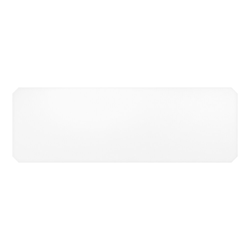 A clear PVC shelf liner measuring 12 inches by 36 inches.