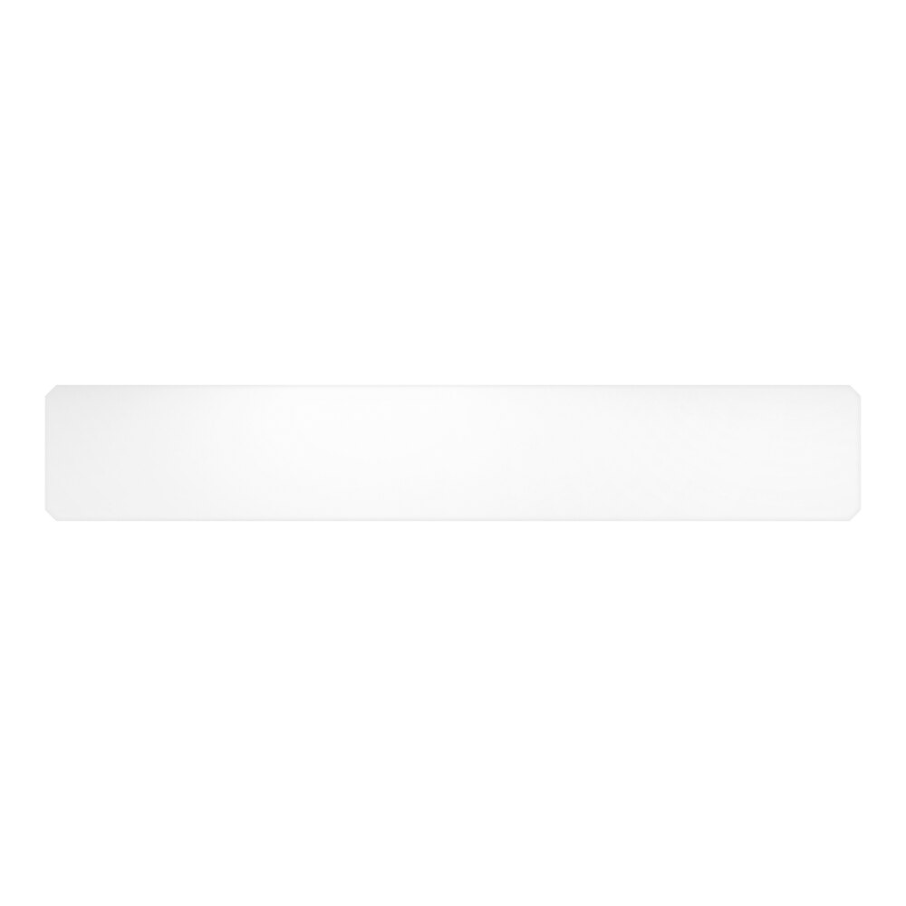 A clear PVC shelf liner measuring 12 inches by 72 inches.