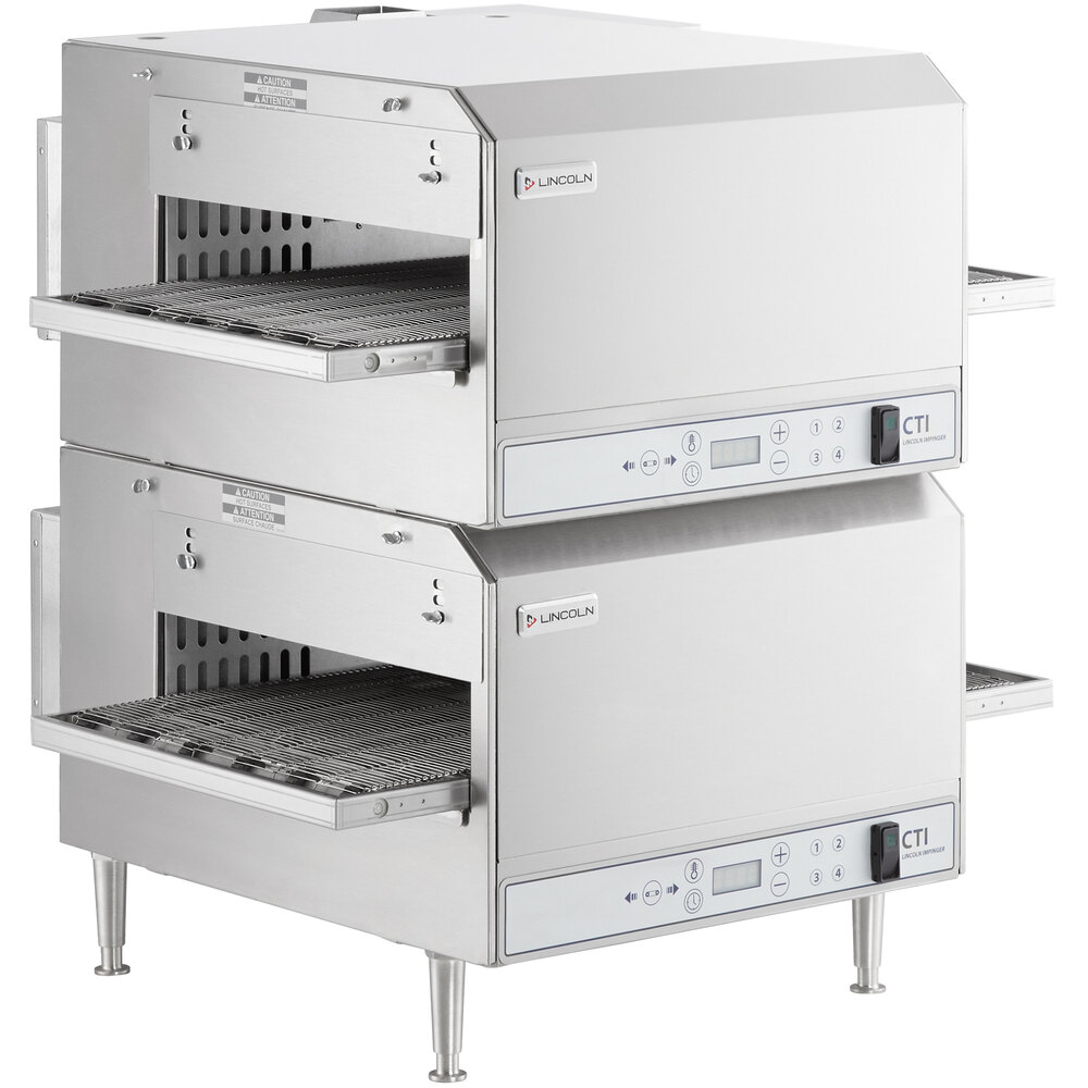 Lincoln 2500/1353 DCTI Double Stacked Countertop Impinger Electric
