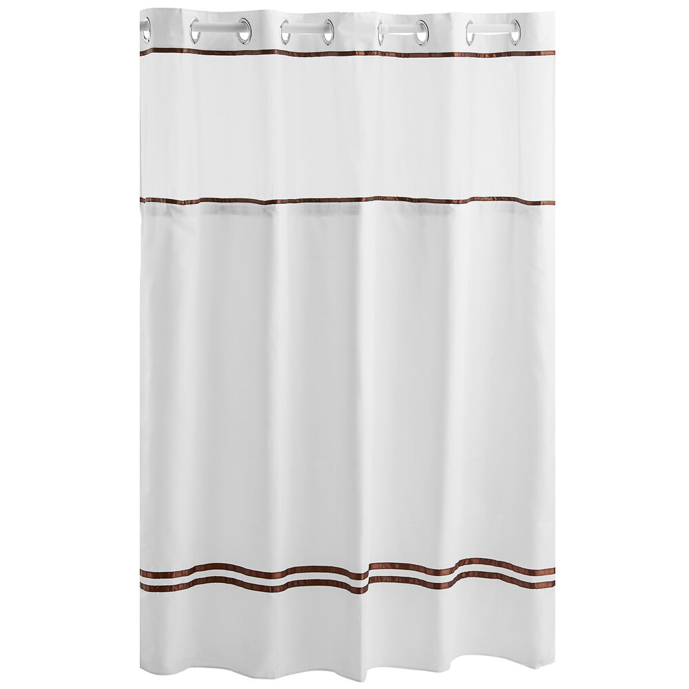 Hookless HBH40ES220 Escape Shower Curtain with FlexOn Rings and It's A
