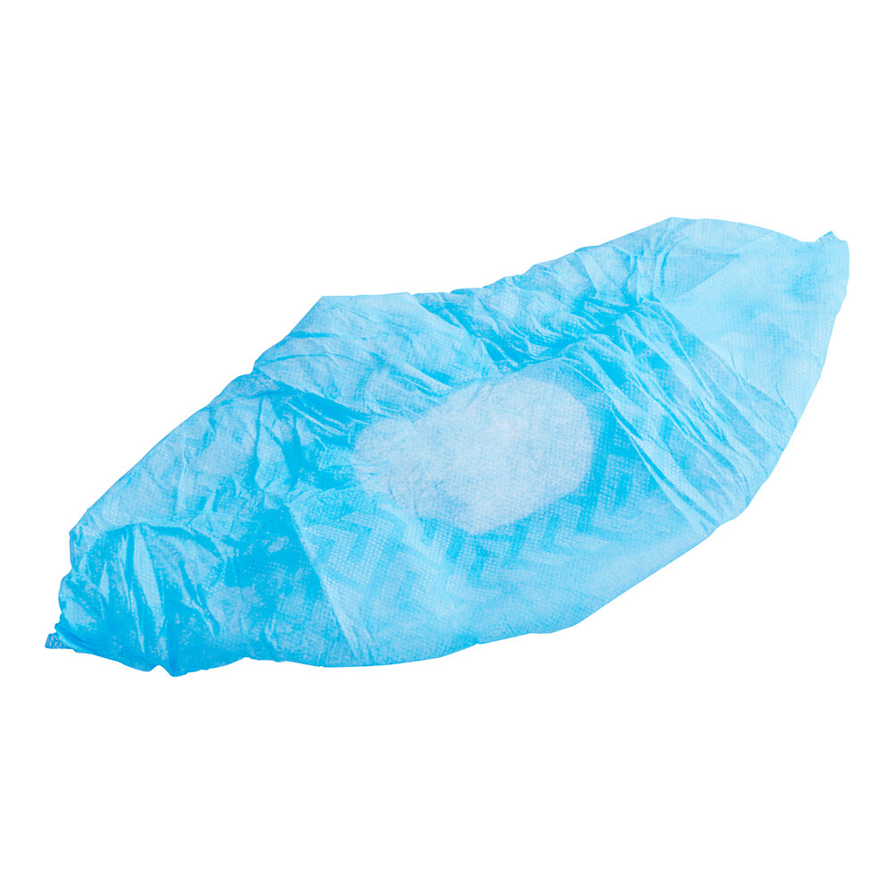 Choice Blue Polypropylene Shoe Cover with AntiSkid Bottom Large