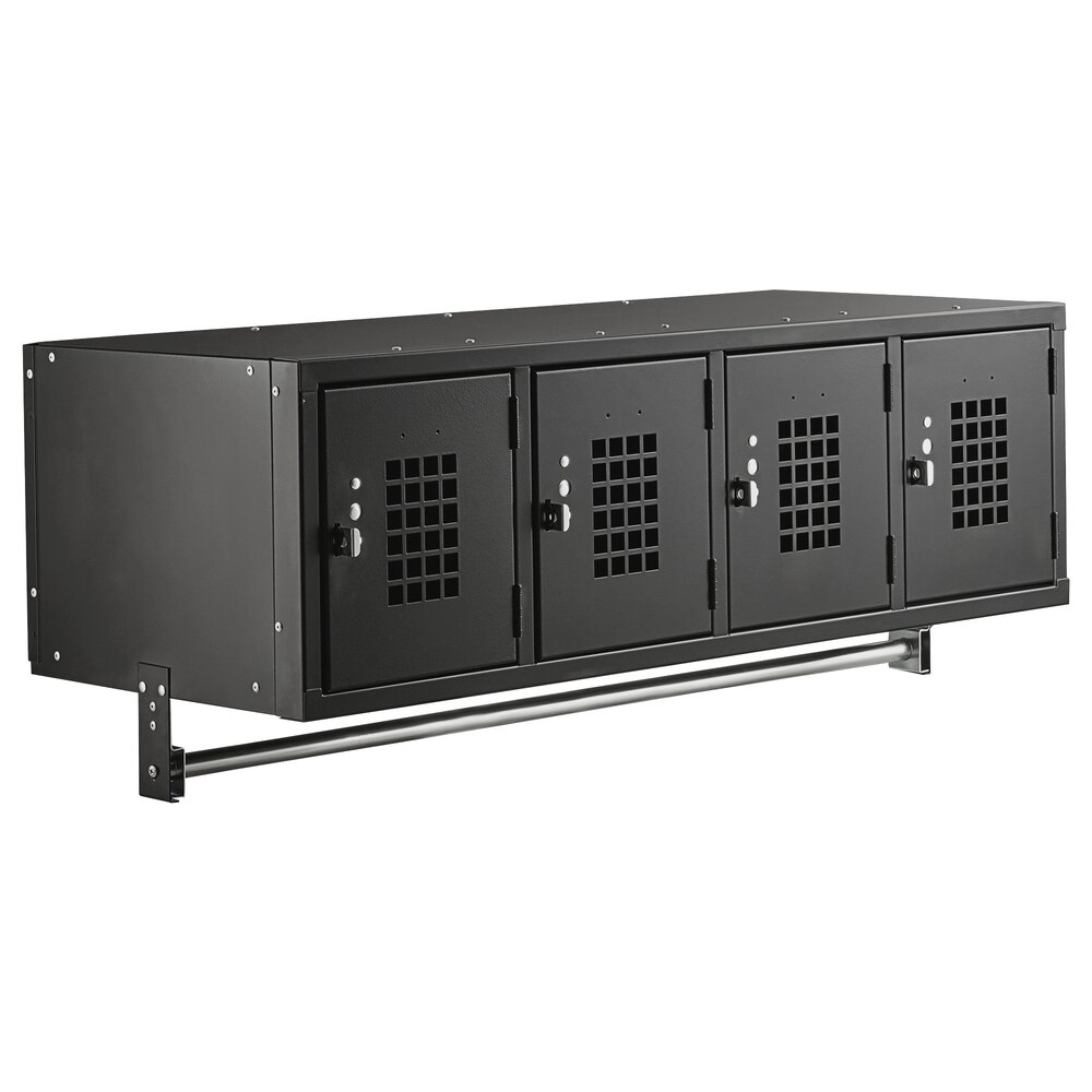 Regency Space Solutions Black 45 inch x 18 inch Wall Mount Locker - Assembled