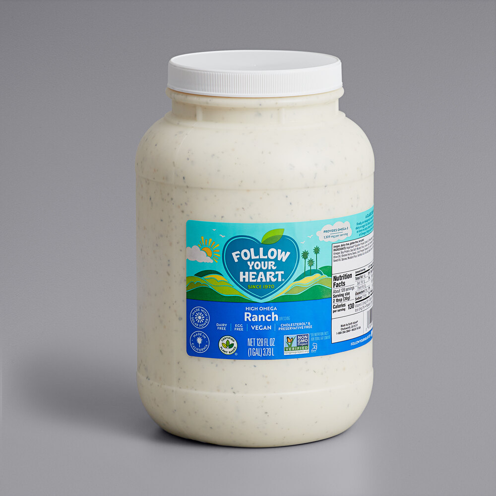 Follow Your Heart Vegan Ranch Dressing 1 Gallon - 4/Case