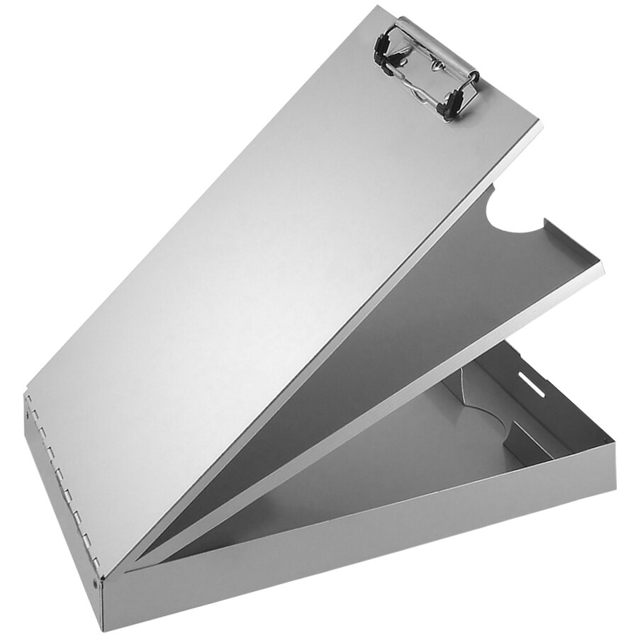 Saunders Aluminum Clipboards With Storage Dandk Organizer