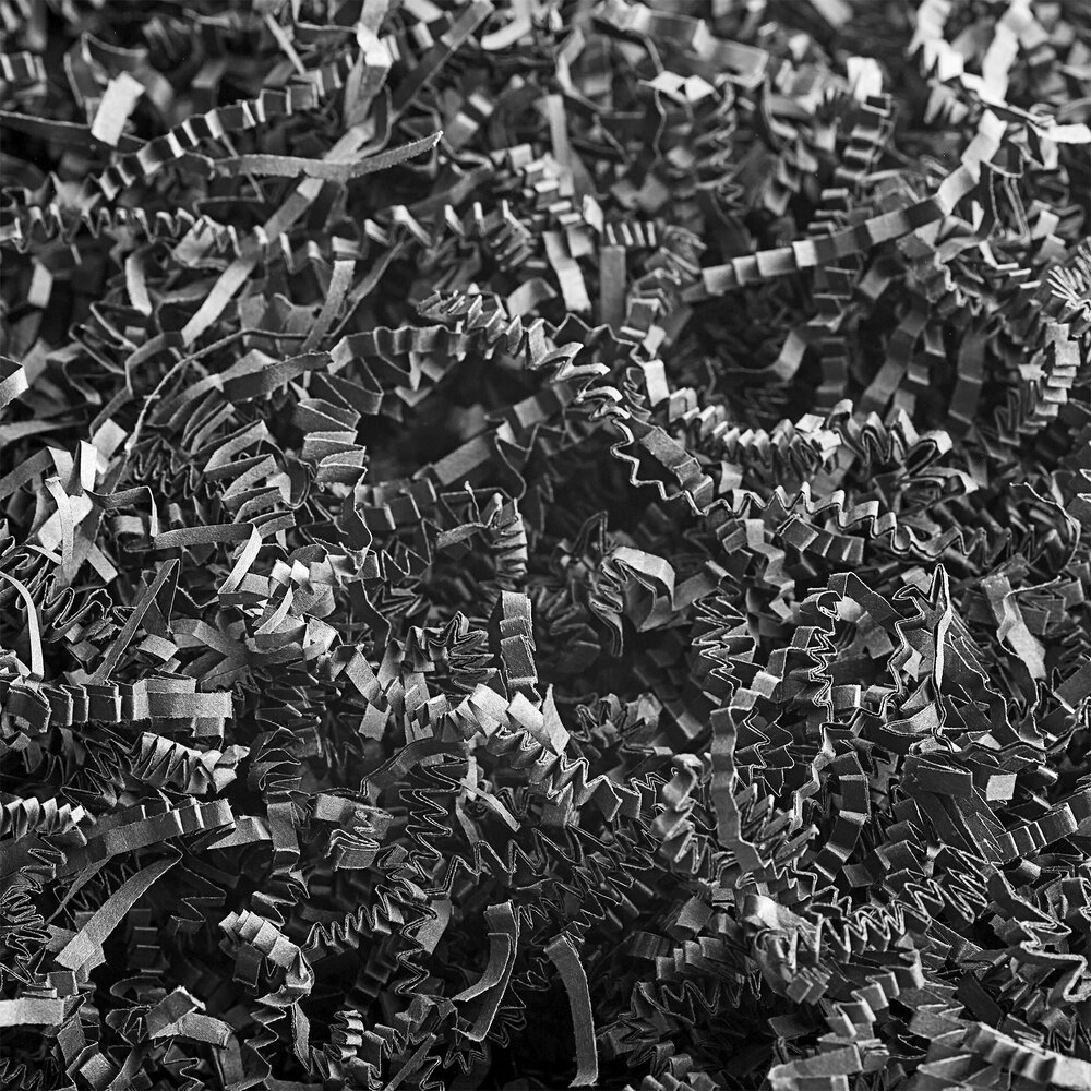 Lavex Black Crinkle Cut™ Paper Shred