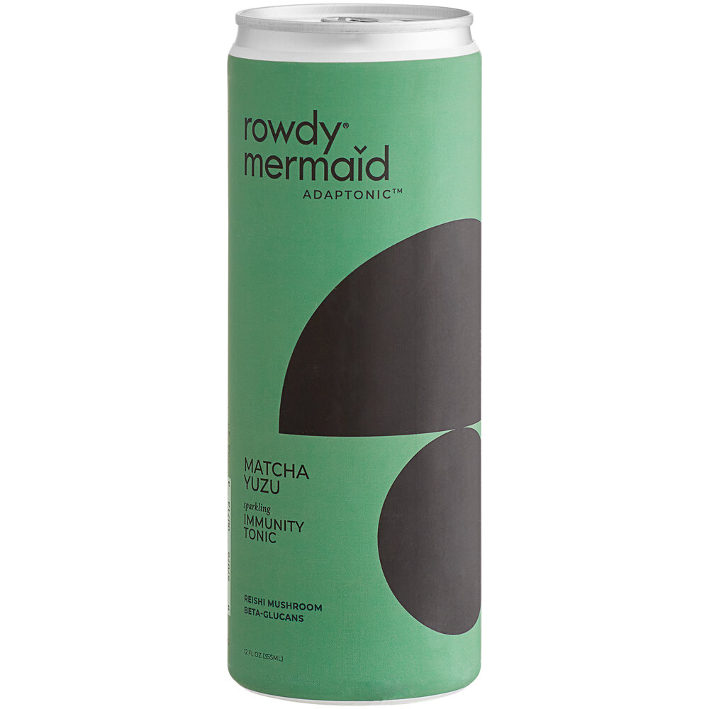 Rowdy Mermaid Matcha Yuzu Tonic 12 fl. oz. 12/Case