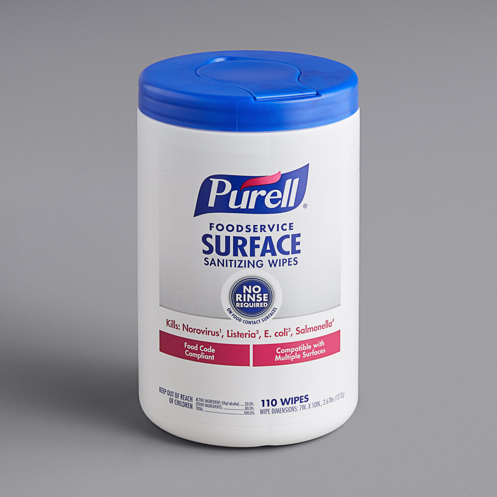 Purell® Sanitizing Wipes for Disinfecting Food Surfaces
