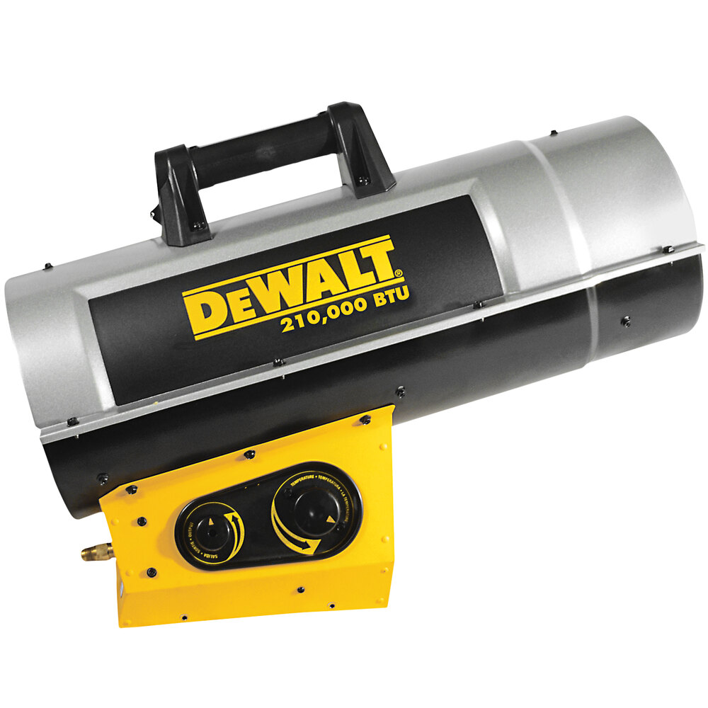DeWalt Forced Air Liquid Propane Heater DXH210FAVT 210,000 BTU