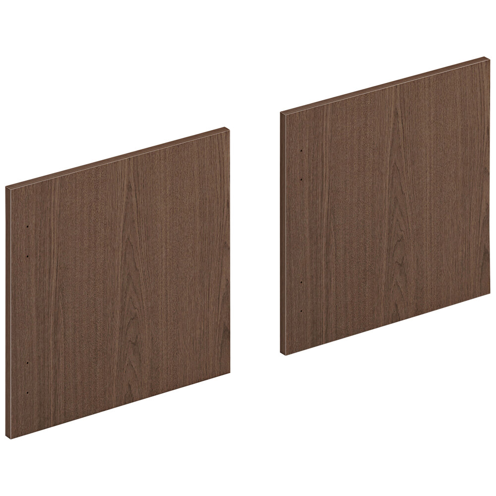 HON Mod Sepia Walnut Laminate Door for 66" Desk Hutches and Wall