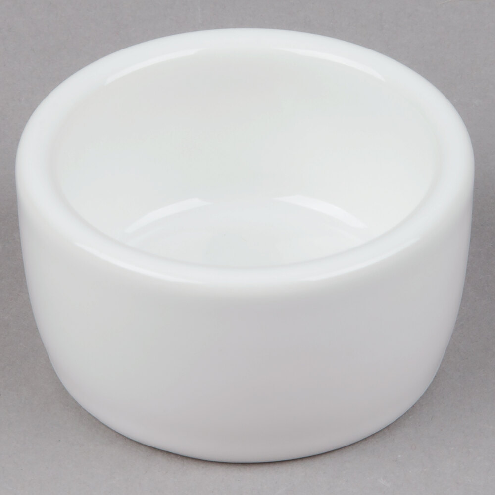 Tuxton White Smooth China Pipkin Ramekin (2 oz.)