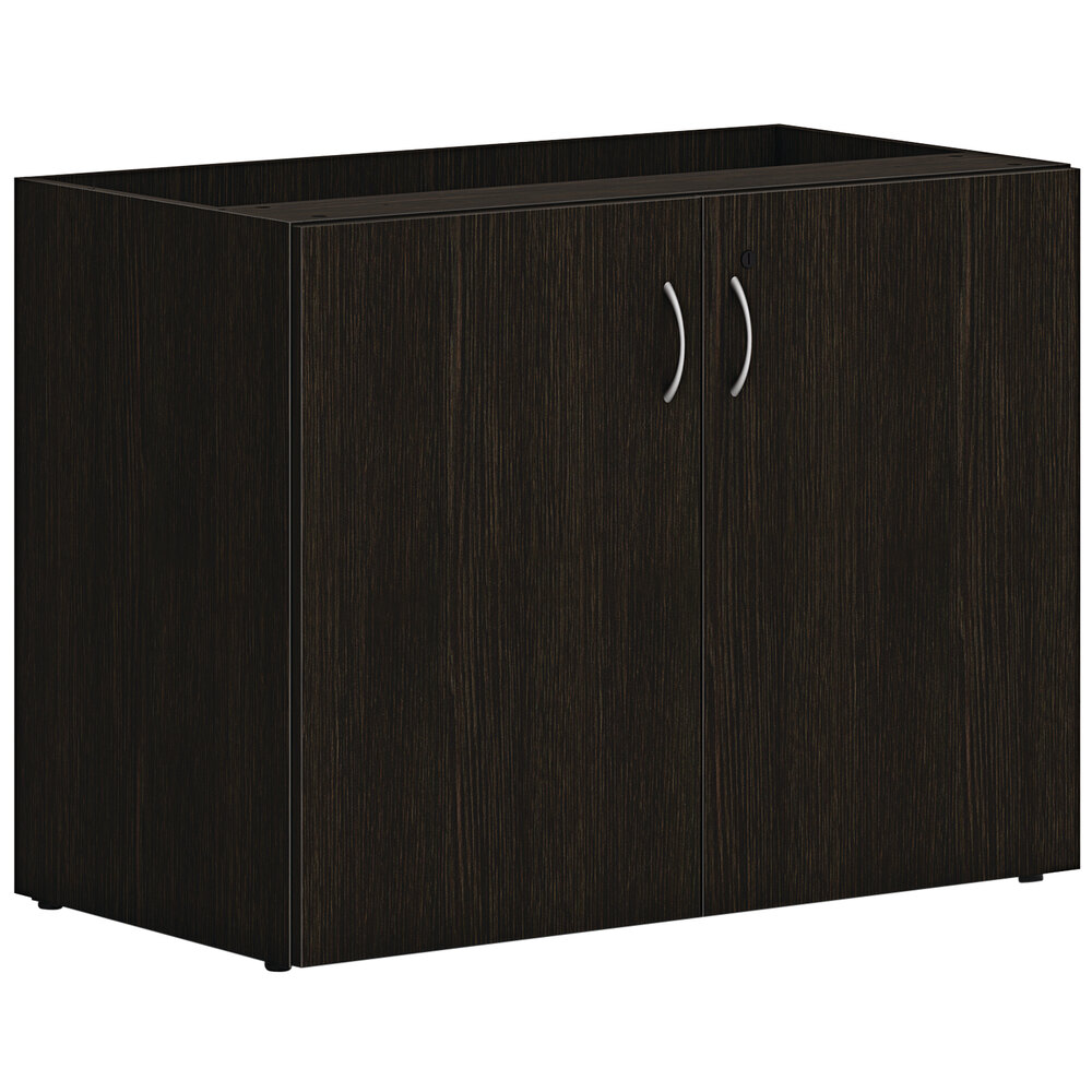 HON Mod 36" x 20" x 29" Java Oak Storage Cabinet