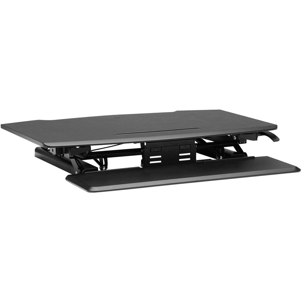 HON Coordinate Black Desktop Riser with Keyboard Tray