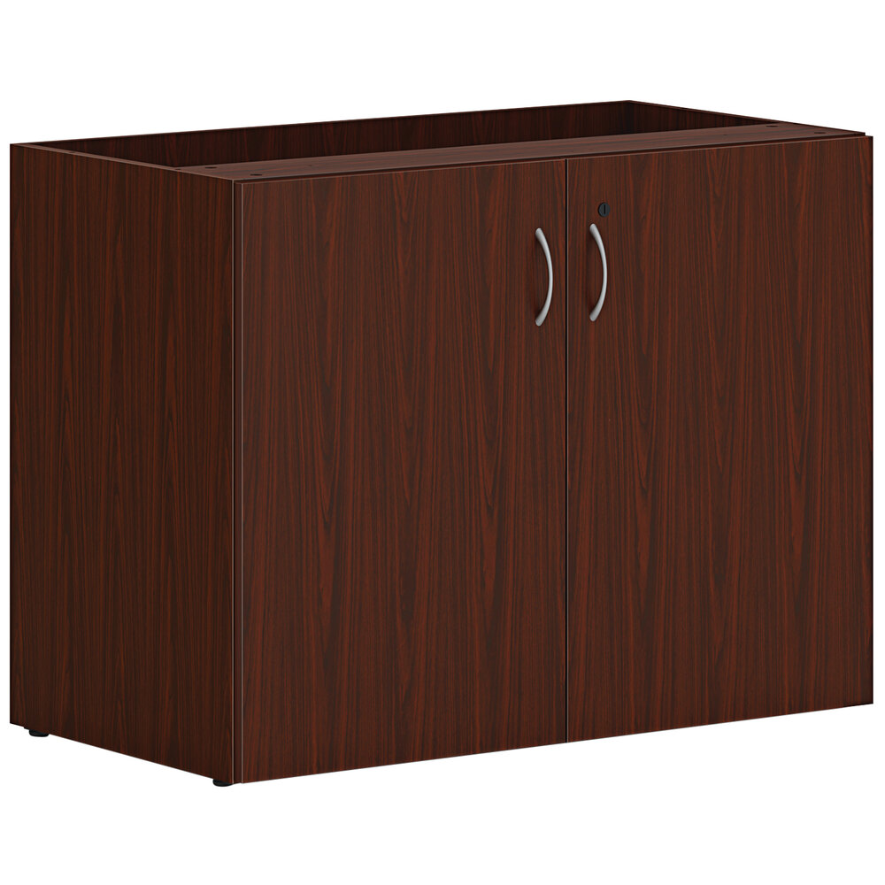 HON Mod 36" x 20" x 29" Traditional Mahogany Storage