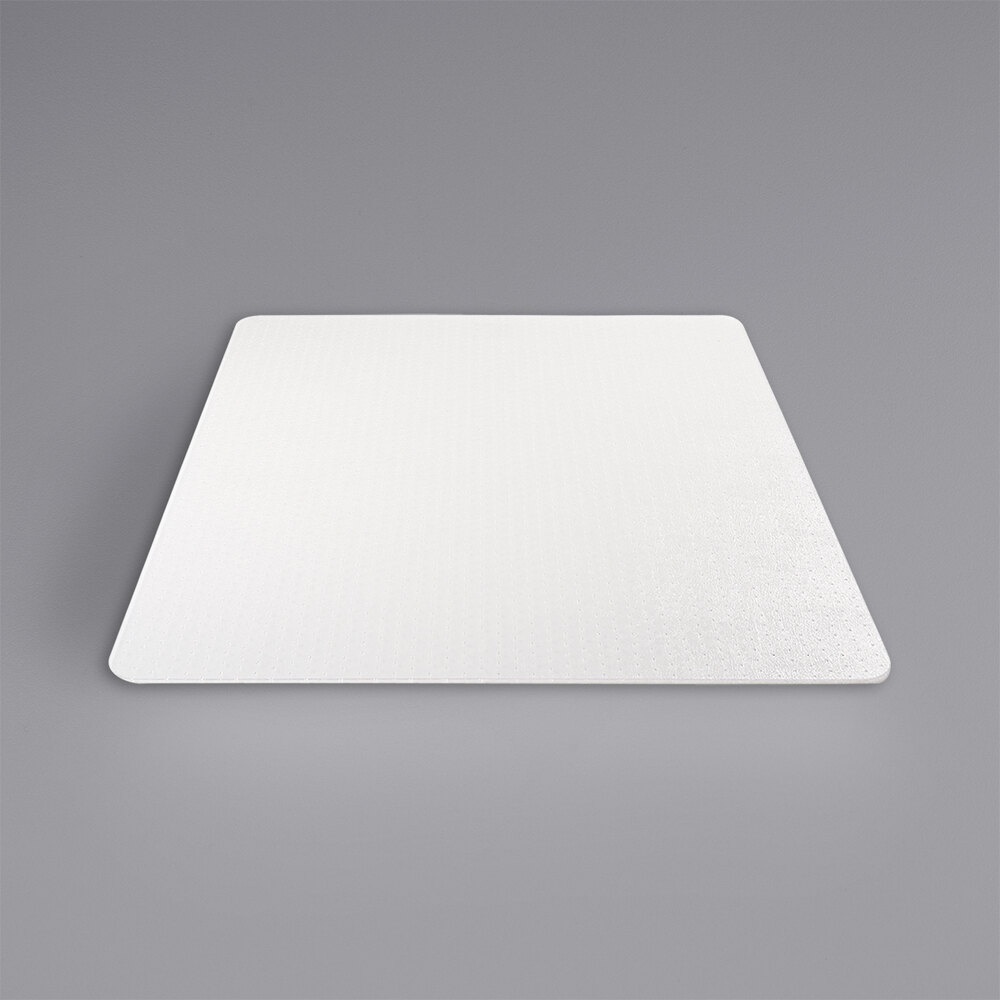 Deflecto SuperMat 45" x 53" Clear Vinyl Medium Pile Carpet Rectangle