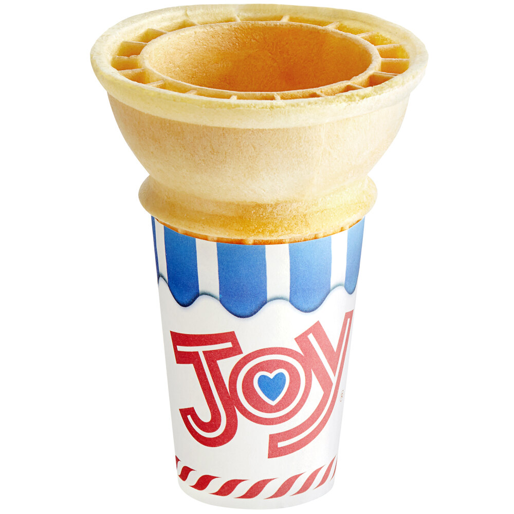 JOY 60 Flat Bottom Jacketed Cake Cone 484/Case