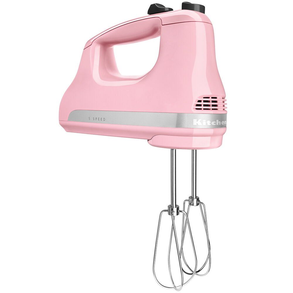 KitchenAid Ultra Power KHM512GU Guava Glaze 5Speed Hand Mixer 120V