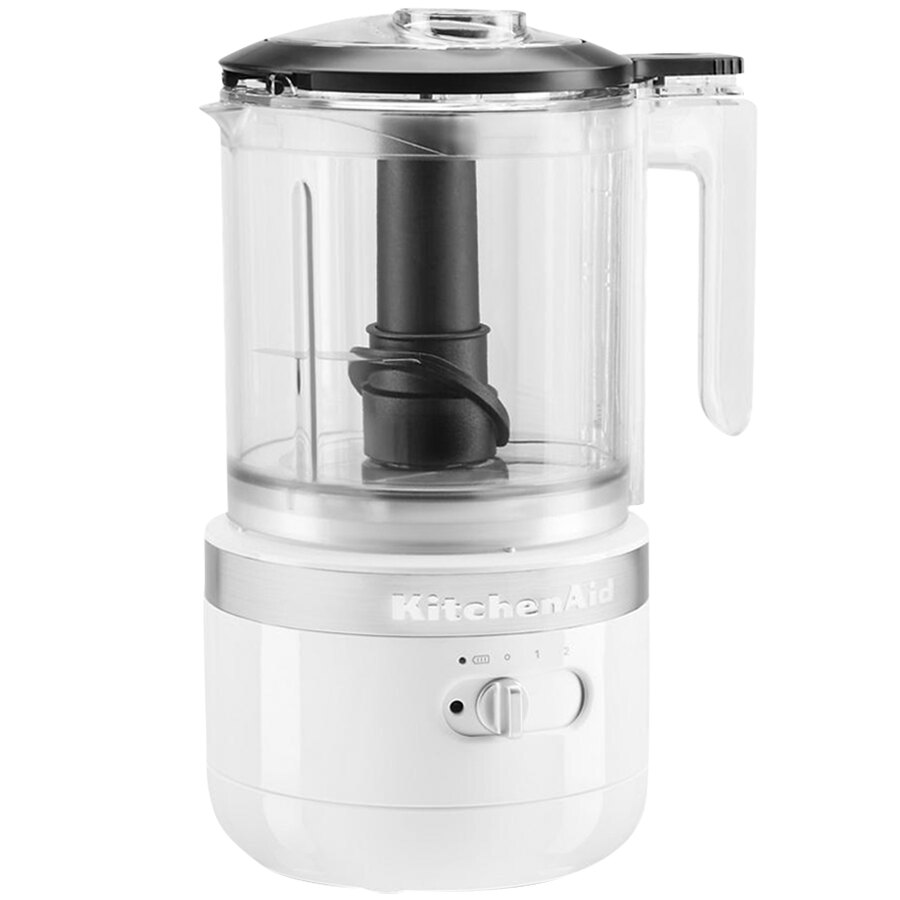 KitchenAid KFCB519WH White Cordless 5Cup Food Chopper 120V