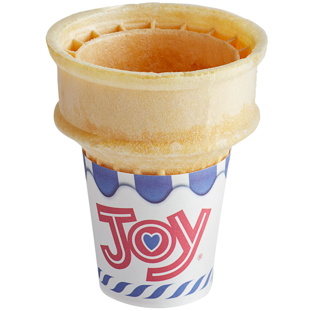 JOY 40 Flat Bottom Jacketed Cake Cone Dispenser Pack 672/Case