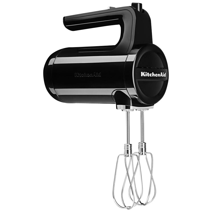 KitchenAid KHMB732OB Black Cordless 7Speed Hand Mixer 120V
