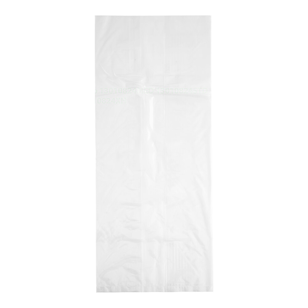 Choice 10" x 8" x 24" 1 Mil MediumDuty Plastic Food Bag 500/Box