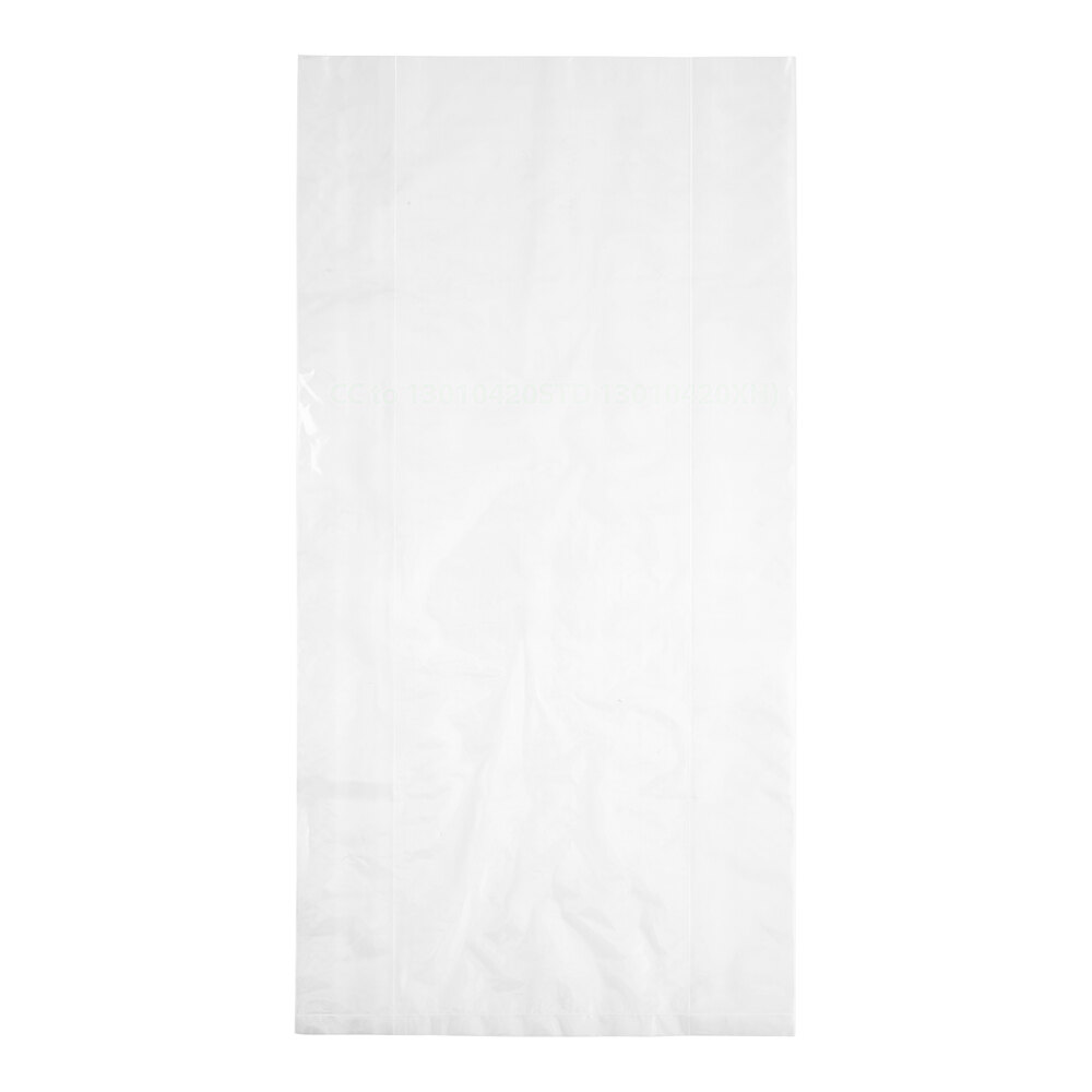 Choice 10" x 4" x 20" 1 Mil MediumDuty Plastic Food Bag 1000/Box