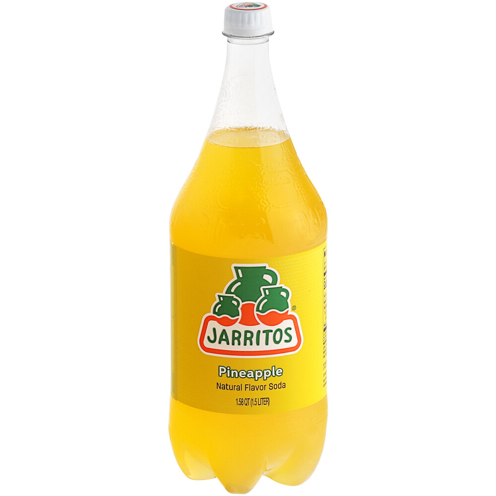 Jarritos® Pineapple Soda 1.5 Liter 8/Case